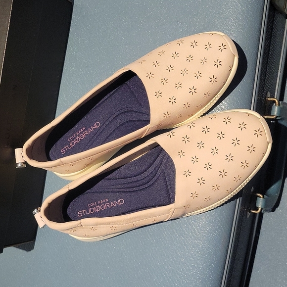 Cole Haan Pink Slip Ons - Picture 3 of 5